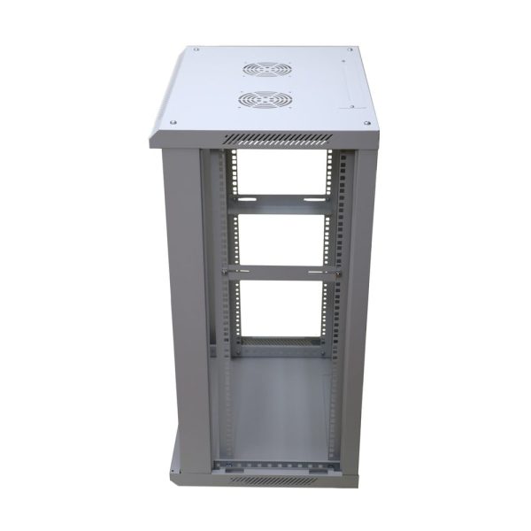 Extralink 18U 600x450 Grigio | Armadio per montaggio su rack | montaggio a parete - immagine 5