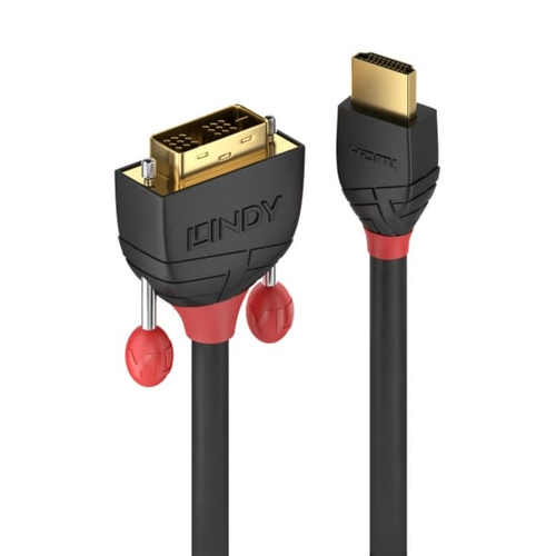 LINDY CAVO HDMI A DVI-D BLACK LINE