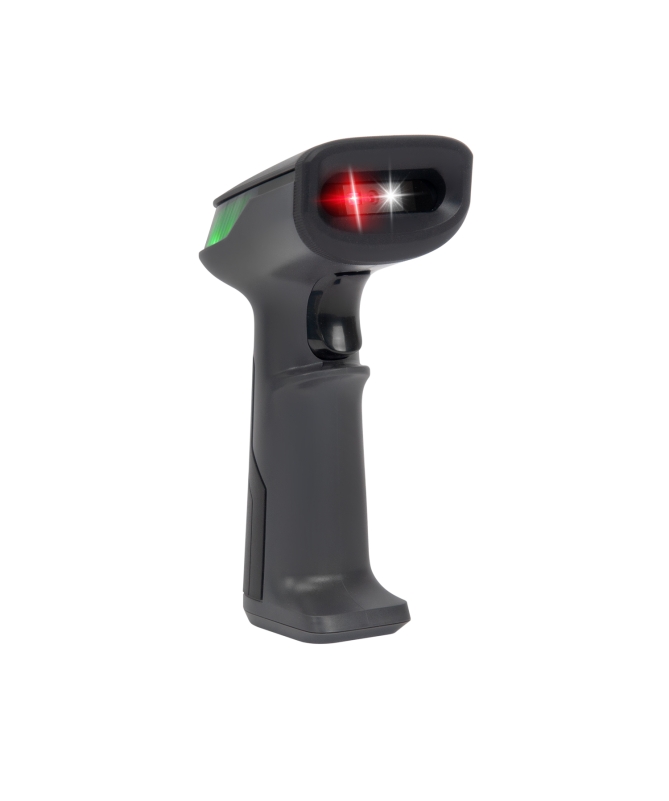 VULTECH LETTORE PISTOLA BARCODE SCANNER LASER WIRELESS 2.4GHZ E BLUETOOH 1D 2D
