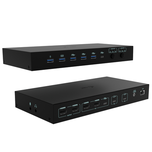 I-TEC DOCKING STATION USB-C KVM PER 3 HOSTS