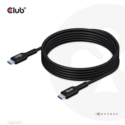 CLUB3D USB2 TYPE-C BI-DIRECTIONAL CABLE