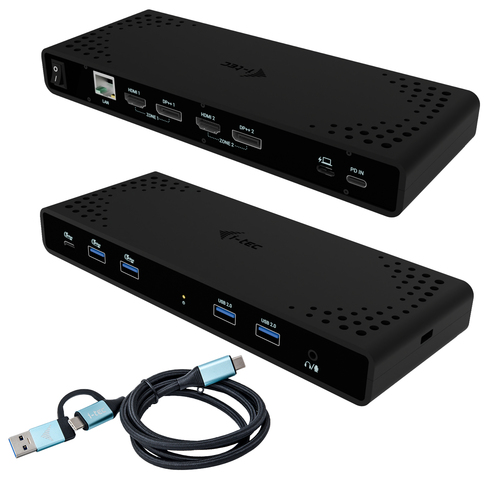 I-TEC UNIVERSAL DUAL 4K DISPLAY DOCKING STATION