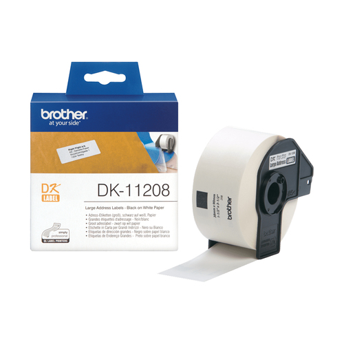 BROTHER DK-11208 NASTRO ETICHETTE BIANCO