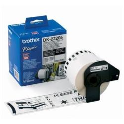 BROTHER DK-22205 NASTRO BIANCO CARTA TERMICA A LUNGHEZZA CONTINUA- 62MM -30