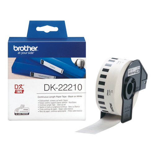 BROTHER DK-22210 NASTRO NERO TERMICO