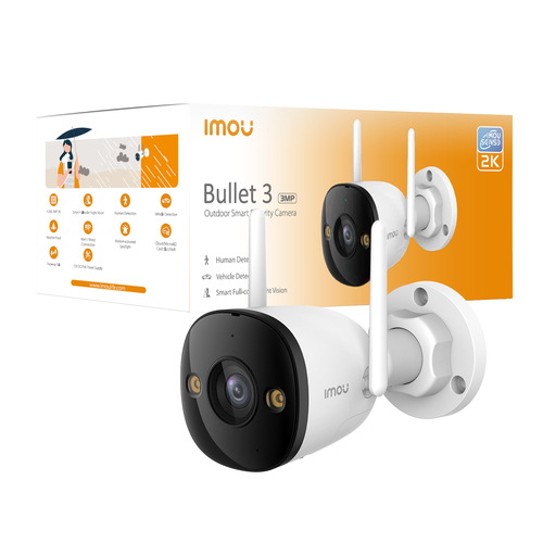 IMOU BULLET 3MP 2K TELECAMERA ESTERNA FULL COLOR