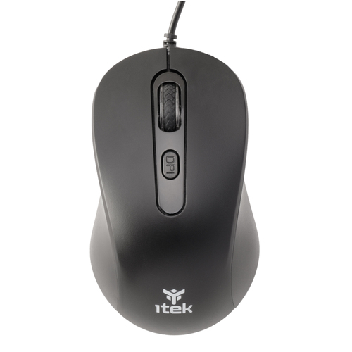 ITEK MOUSE CLK C01  USB  OTTICO 3600DPI  4 TASTI  SILENT SWITCH