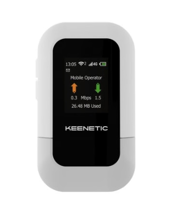 KEENETIC ROUTER ROAMER 4G MOBILE HOTSPOT WITH WI-FI 6