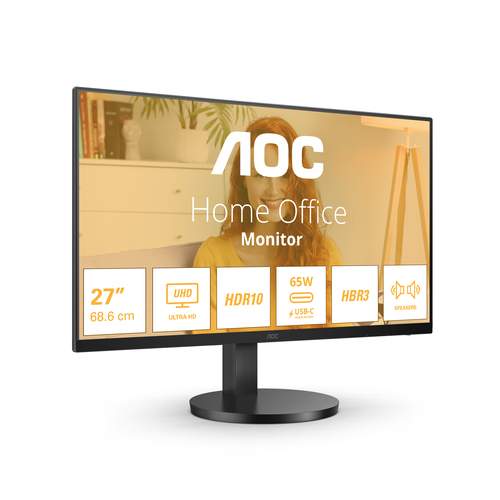 AOC MONITOR 27 LED IPS 4K UHD 16:9 4MS 350 CDM