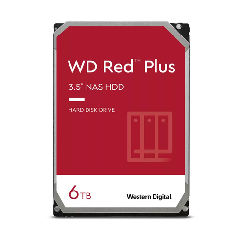 WESTERN DIGITAL HDD RED PLUS 6TB 3