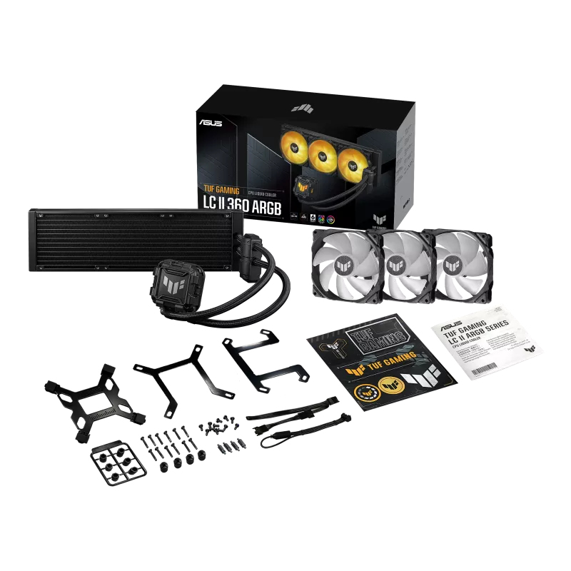 ASUS DISSIPATORE A LIQUIDO TUF GAMING LC II 360 ARGB 12 CM NERO - immagine 5