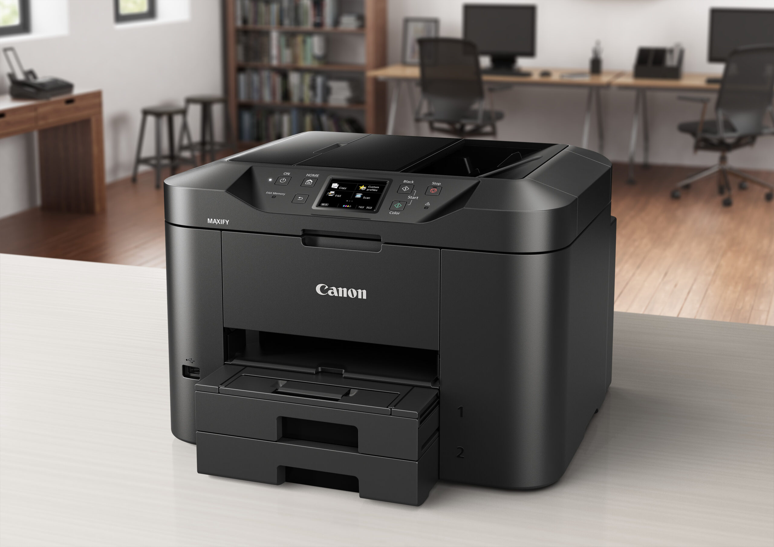 CANON MULTIFUNZIONE INK A4 COLORE, MAXIFY MB2750, 19PPM, ADF, USB/LAN/WIFI, 3 IN 1 - immagine 8