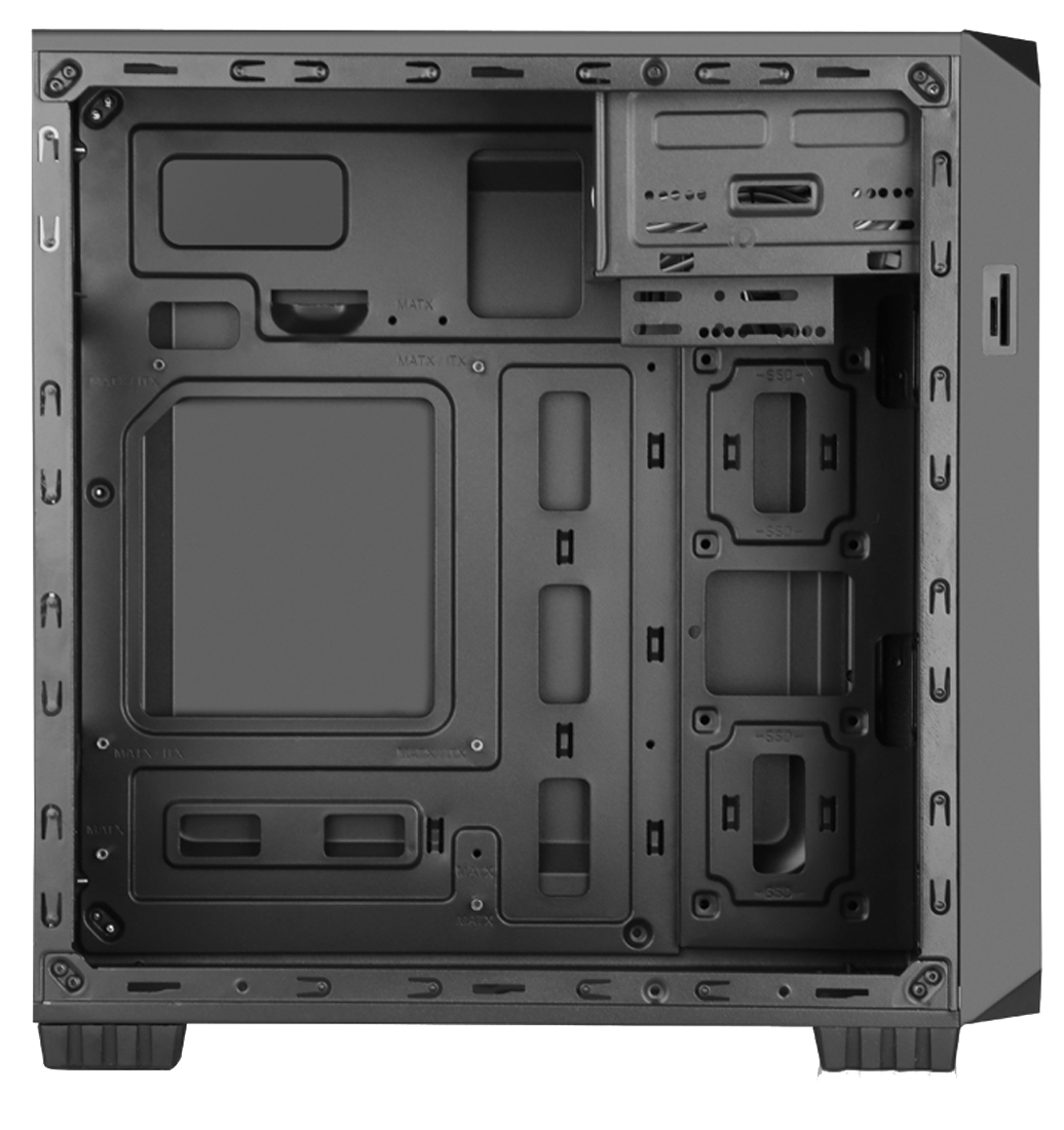 ITEK CASE PATRIOT MINI EVO - MINI TOWER, MATX, USB3, CARD READER - immagine 3