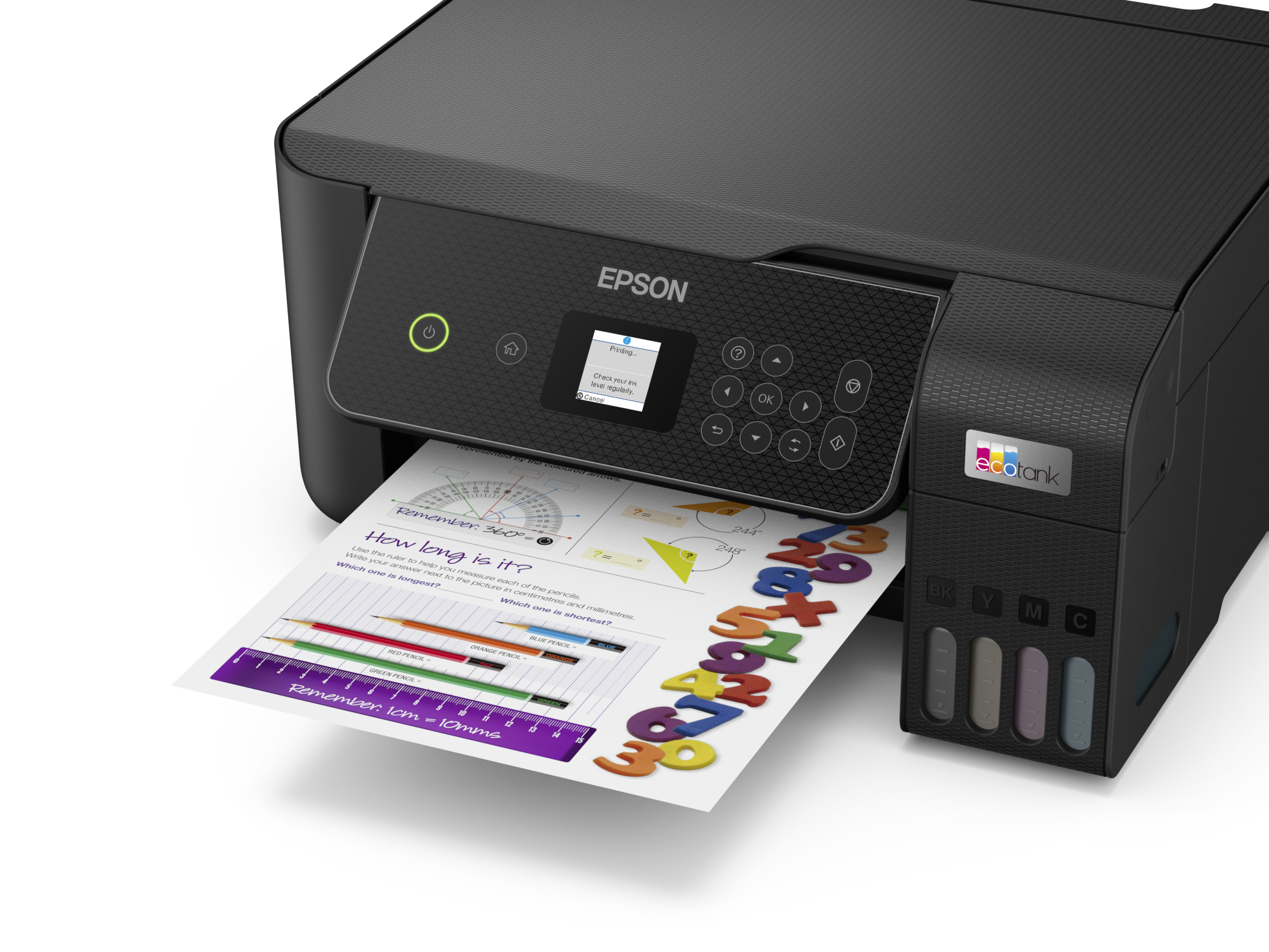 EPSON MULTIFUNZIONE INK A4 COLORE, ECOTANK ET-2870, 33PPM, USB/WIFI, 3 IN 1 - immagine 6